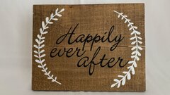 Happily Ever After Dark Wood with Olive Branch